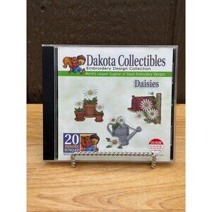 Dakota Collectibles Daisies Embroidery Design Collection CD-ROM 20 Designs 4x4